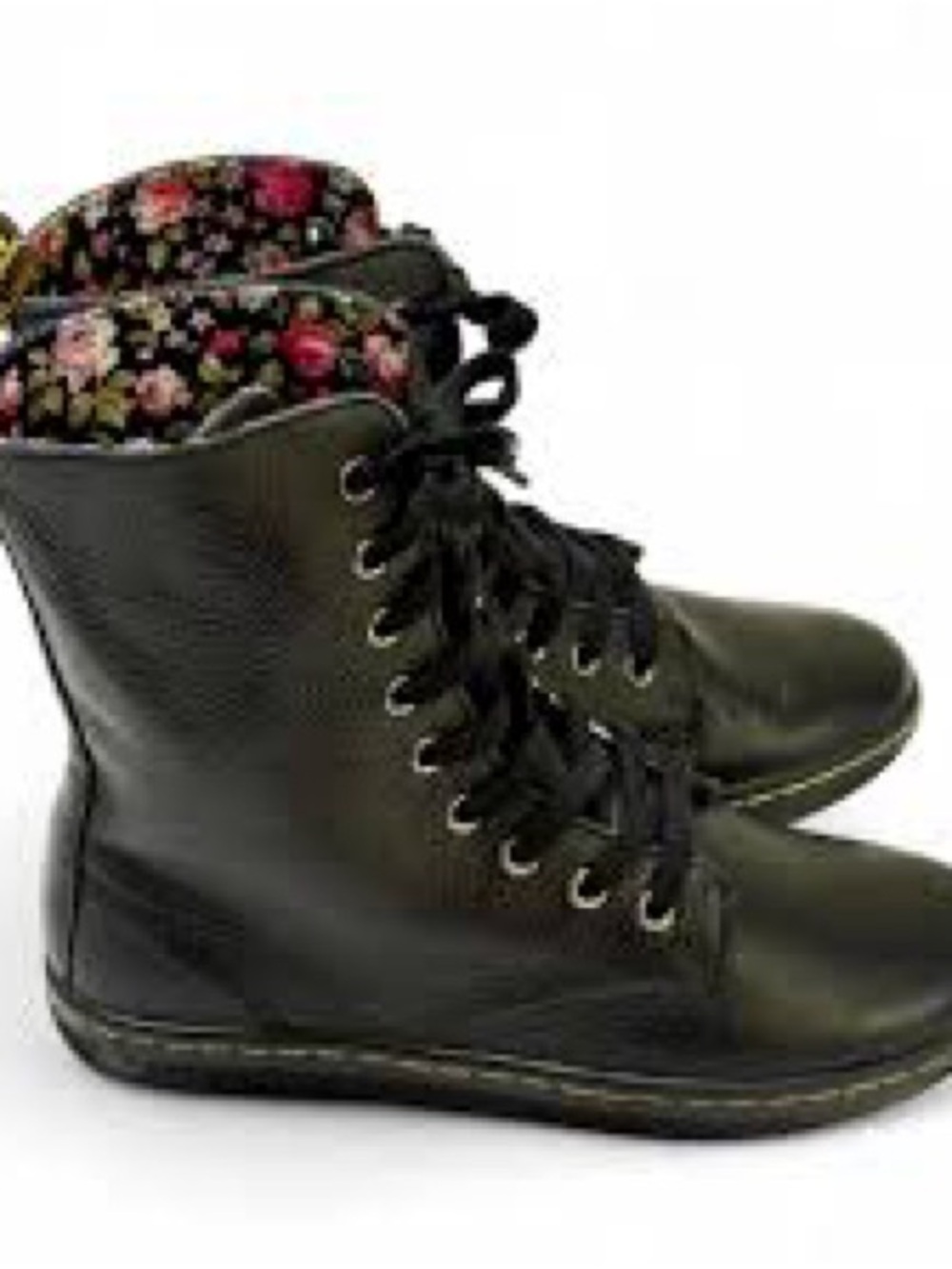 Dr. Martens Stratford versatile 9-eyelet combat floral-patterned lining Size 8